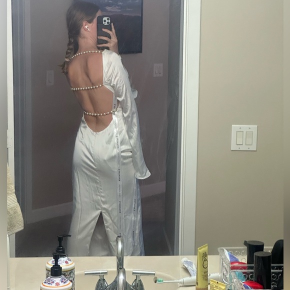 KHANUM’S - KEIDI DRESS - WHITE - Picture 10 of 10